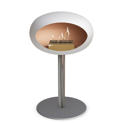 Le Feu Steel Low Dome <br>Weiß