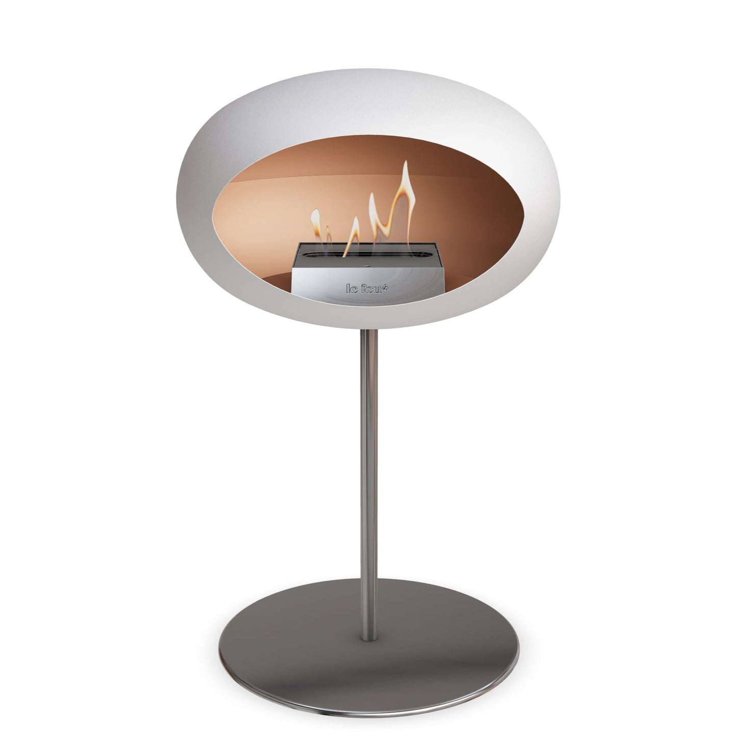 Le Feu Steel Low Dome <br>Weiß