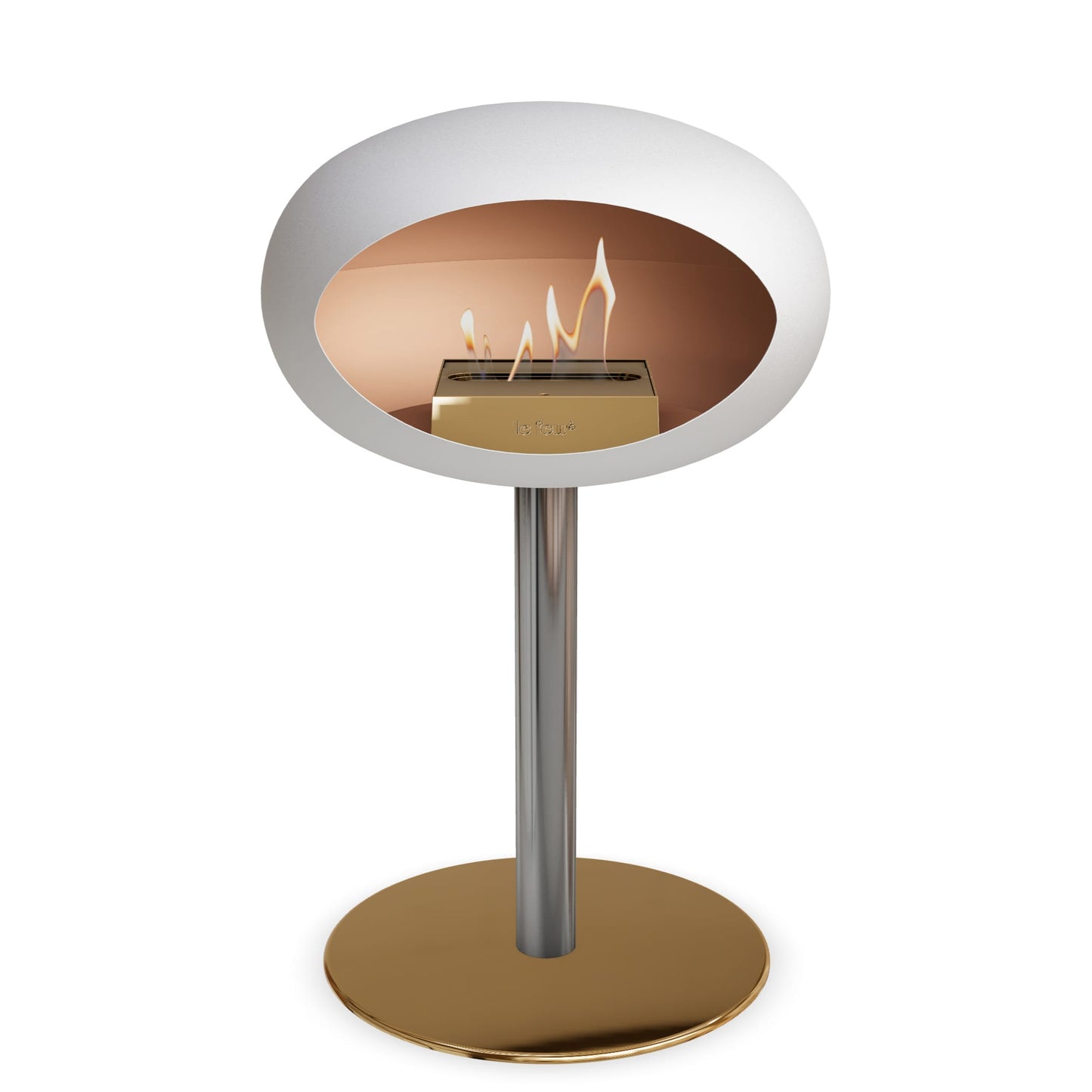 Le Feu Steel Low Dome <br>Weiß
