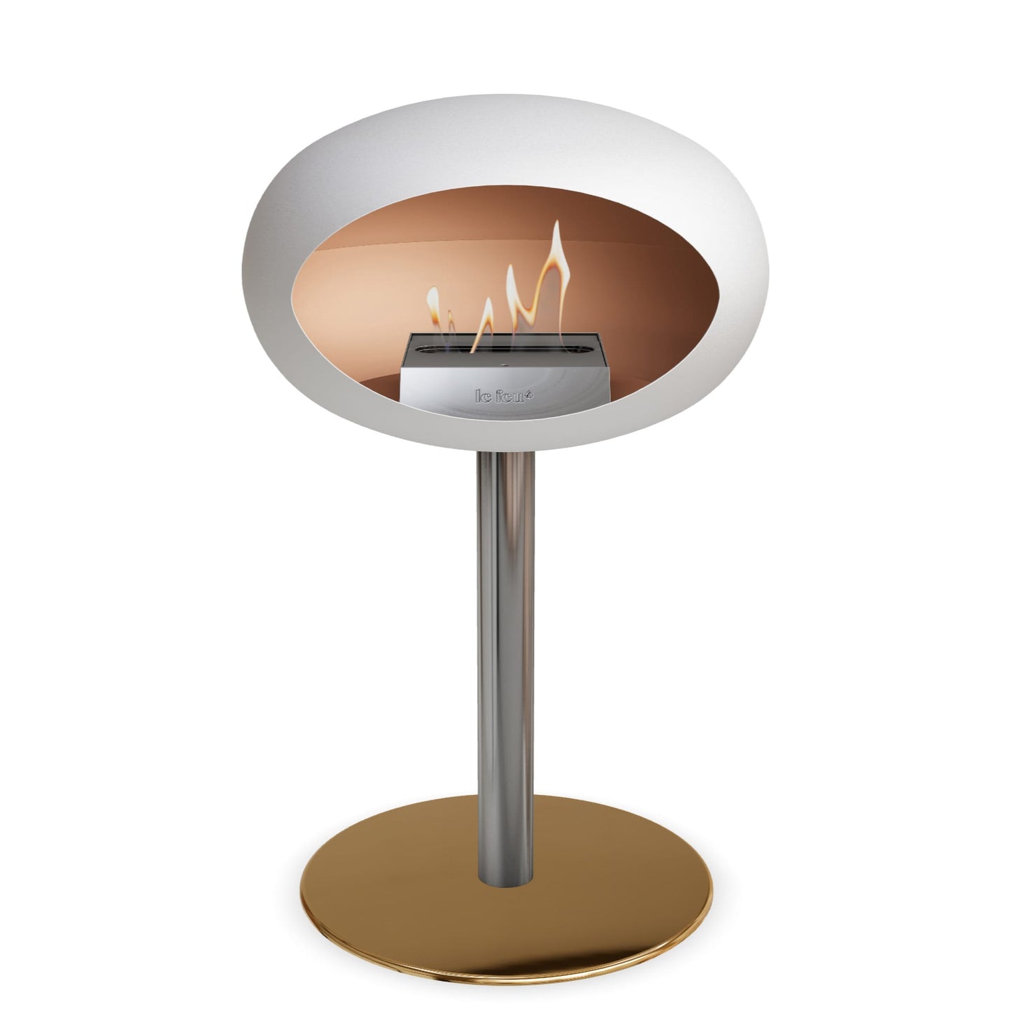 Le Feu Steel Low Dome <br>Weiß