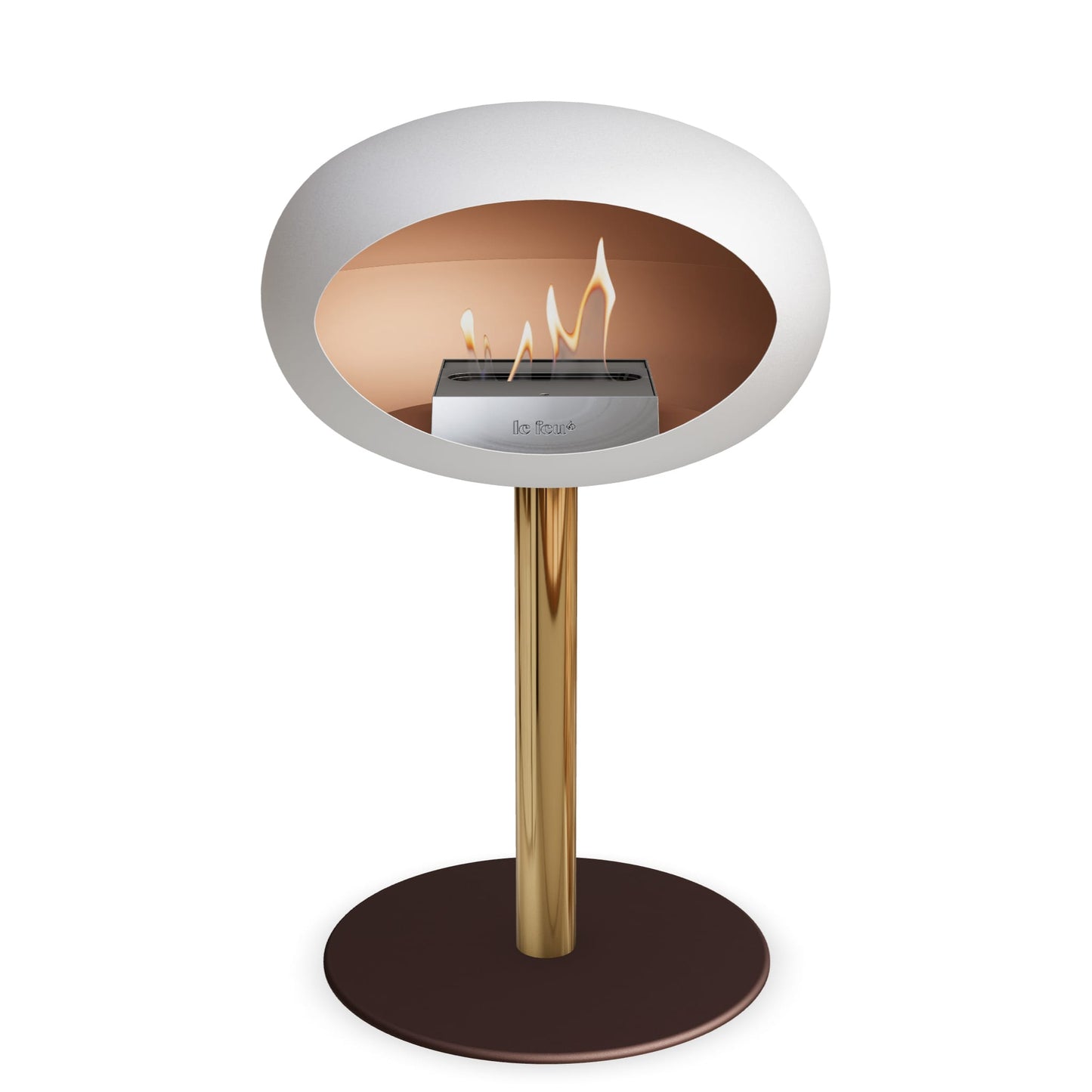 Le Feu Steel Low Dome <br>Weiß
