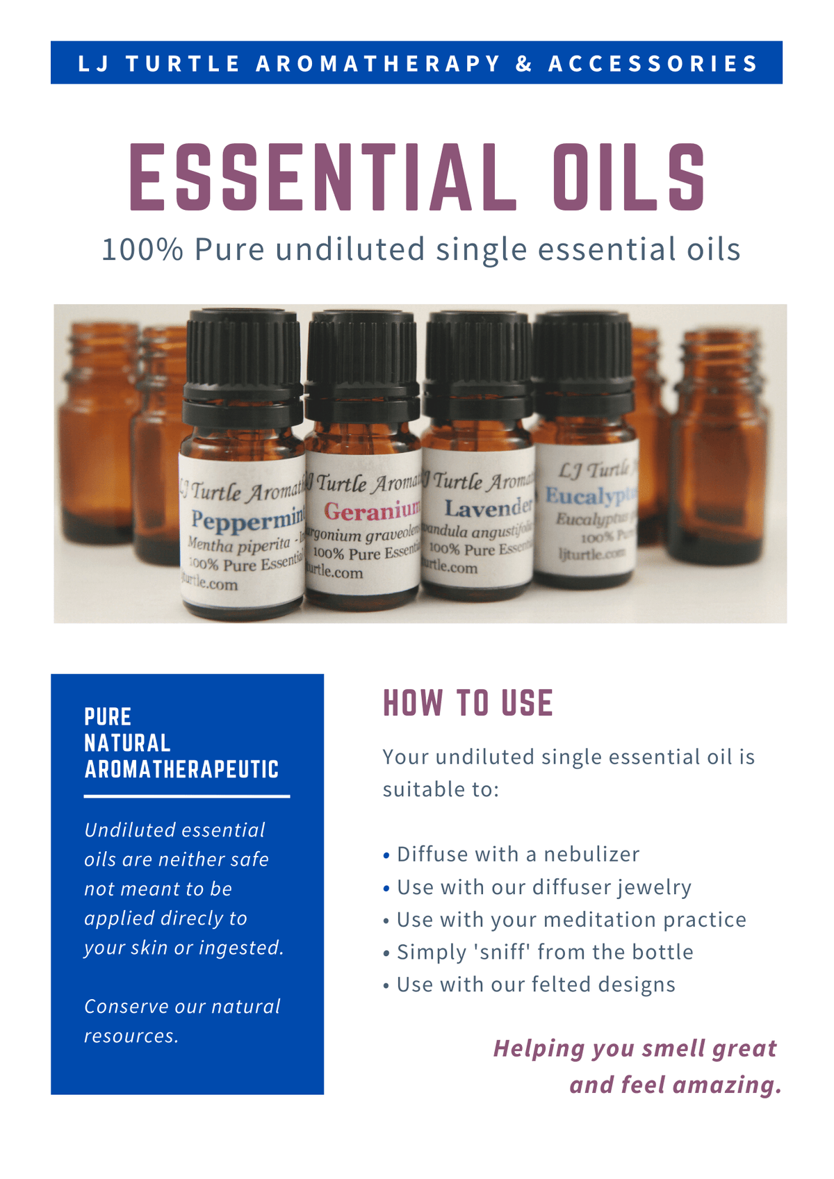 Herb Plant Family | 100 % Pure Essential Oils