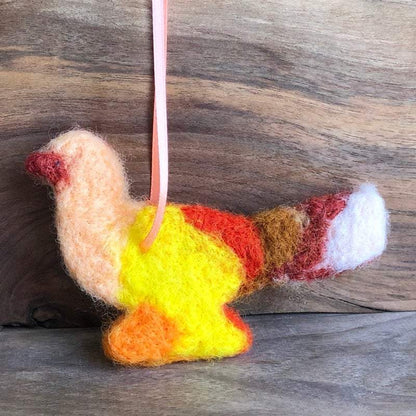 Orange Bird | Felted