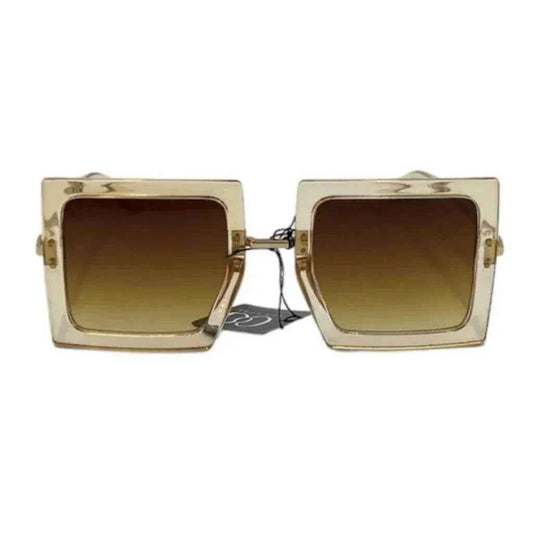 Lunette carrée transparente