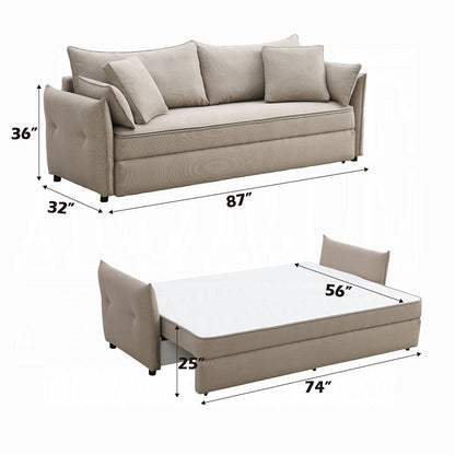 Schlafsofa Cais Condo mit Stauraum – Beige