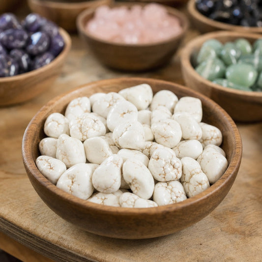 Magnesite Nugget Tumbled Stones