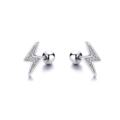 Boucles d'oreilles Orage en argent sterling