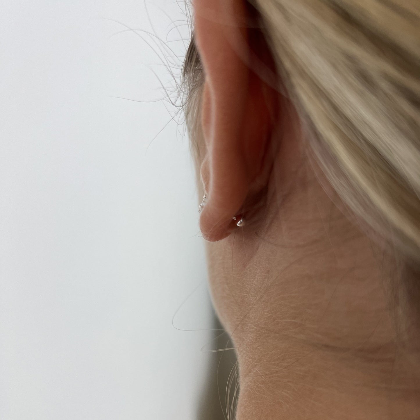 Boucles d'oreilles Papillons Scintillants en argent sterling