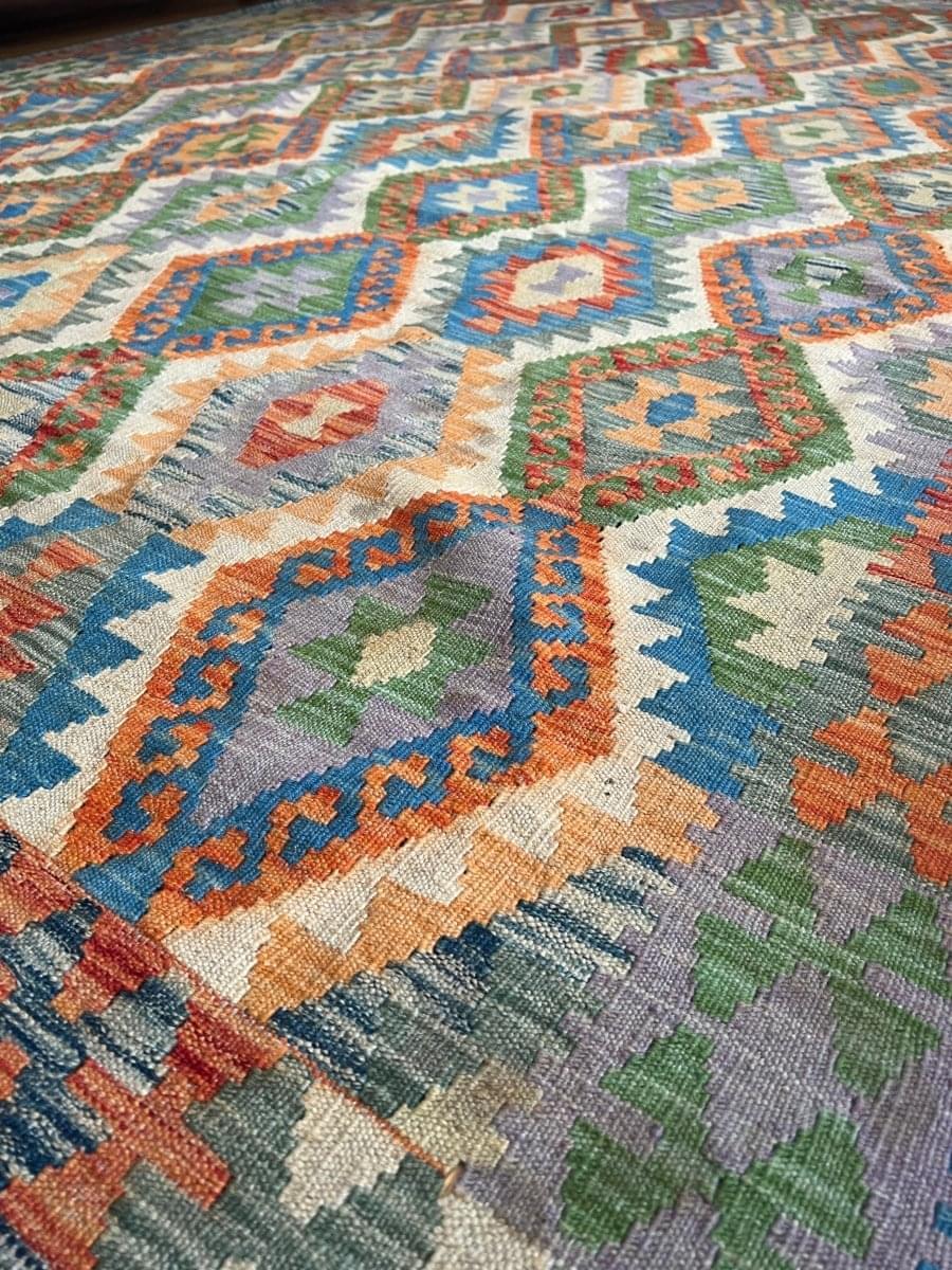 Maymana Kelim Teppich | 2,90 m x 2,08 m