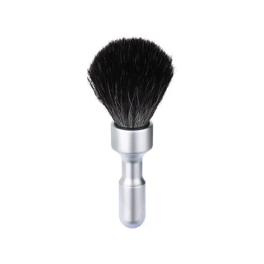 MERKUR Shaving Brush 1700 with Vegan Synthetic Hair in Matt Chrome