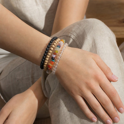 Mix Stone Chip Bracelet