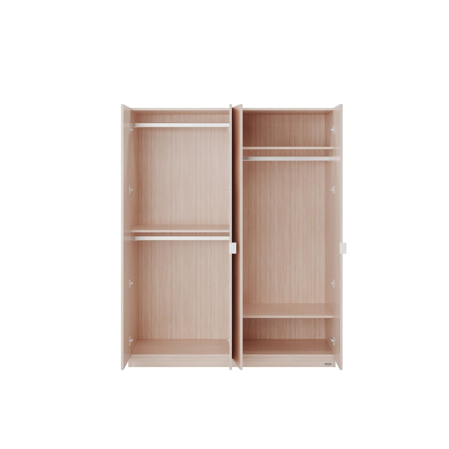 Monza Kleiderschrank aus Holz, 4-türig