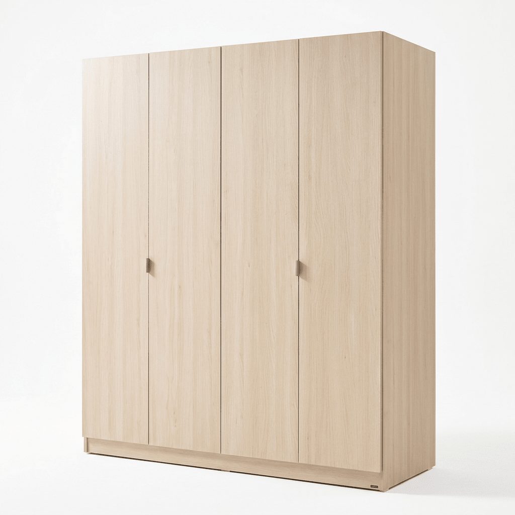 Monza Kleiderschrank aus Holz, 4-türig