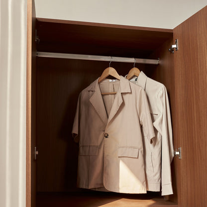 Monza Kleiderschrank aus Holz, 4-türig