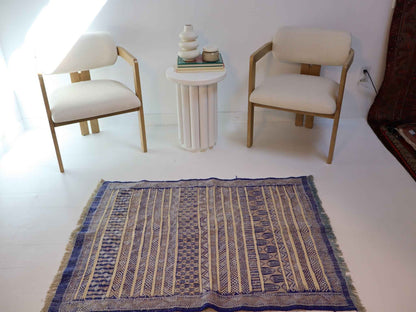 Moroccan Tiflet Kilim Rug | 3' 3" x 4' 3"
