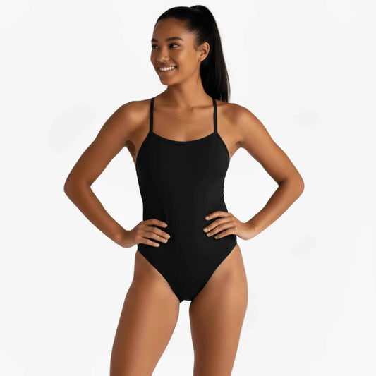 Onyx Open Back Performance Training Swimsuit by Norca