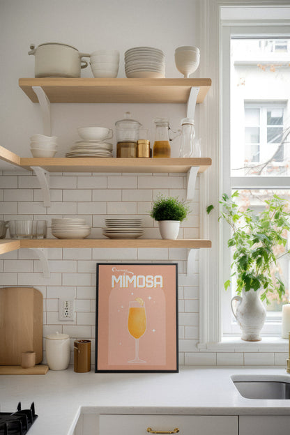 ORANGE MIMOSA, Werk auf gespannter Leinwand