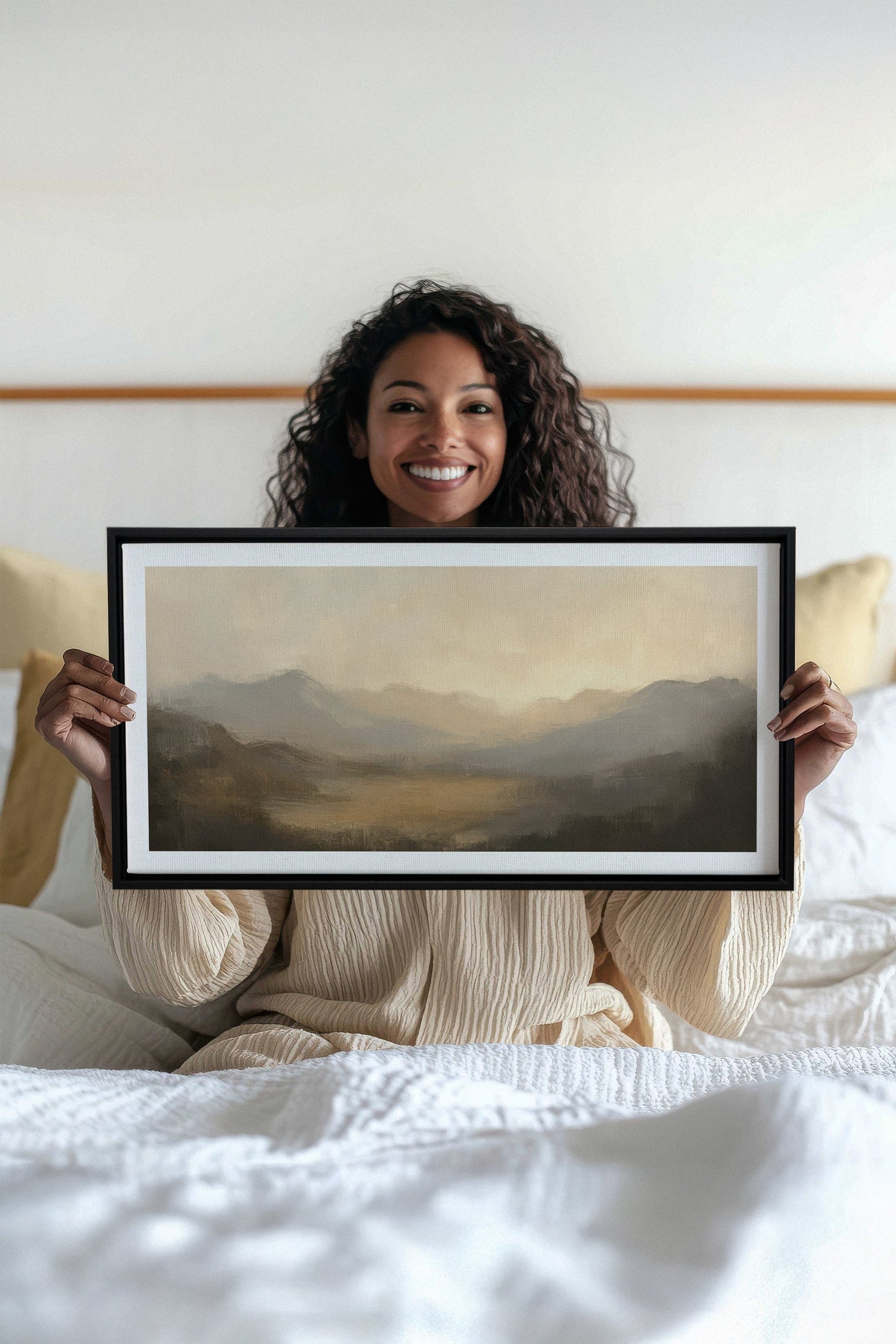 SOFT GLOW, Artwork on stretched canvas