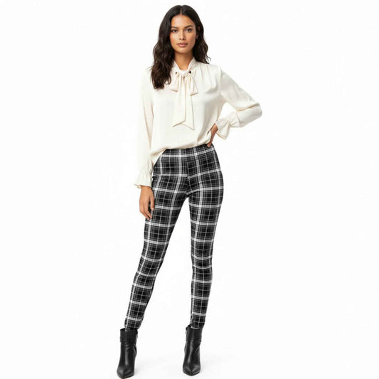 Pantalon legging noir et blanc