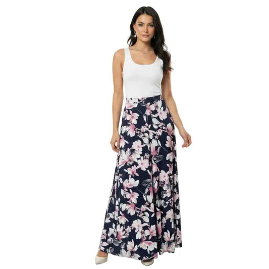 Pantalon imprimé floral