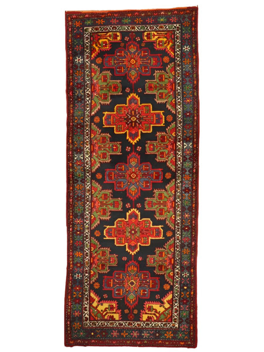 Persischer Hamadan Läufer Teppich | 104 x 251 cm