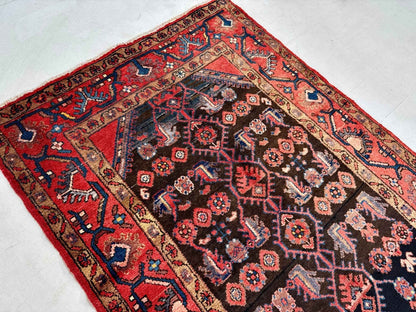 Persian Jozan Rug | 3' 5” x 4' 11"