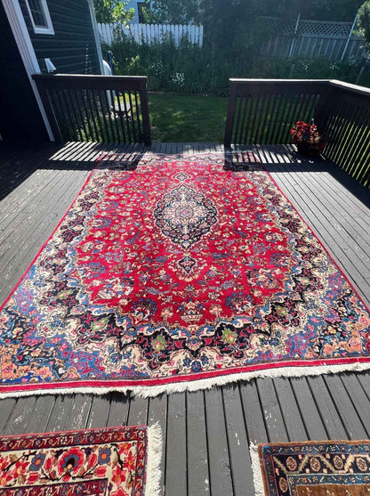 Persian Mashad Rug | 7' 10" x 11' 2"