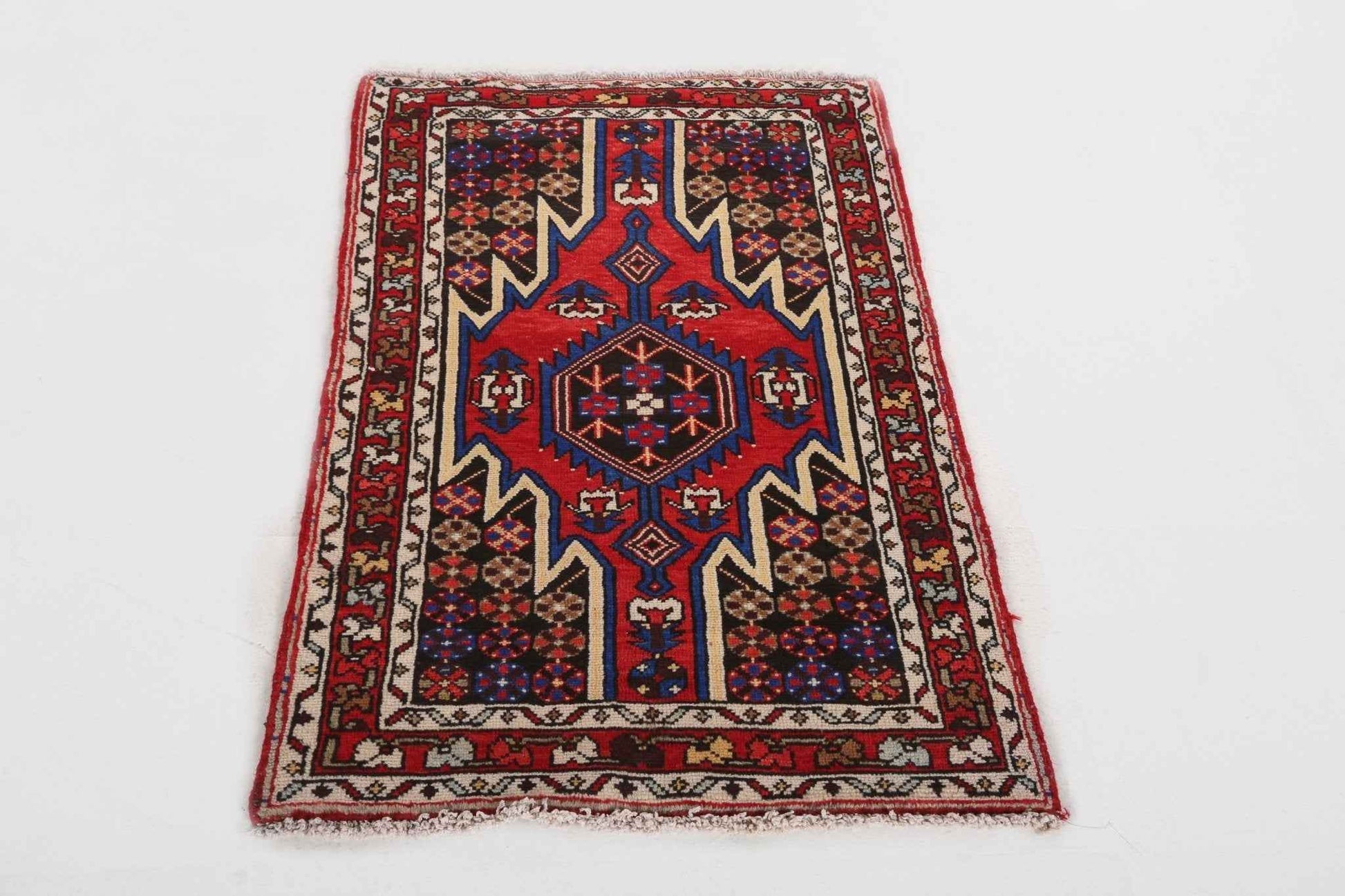 Persian Mazlaghan Rug | 2' 7" x 4' 2"