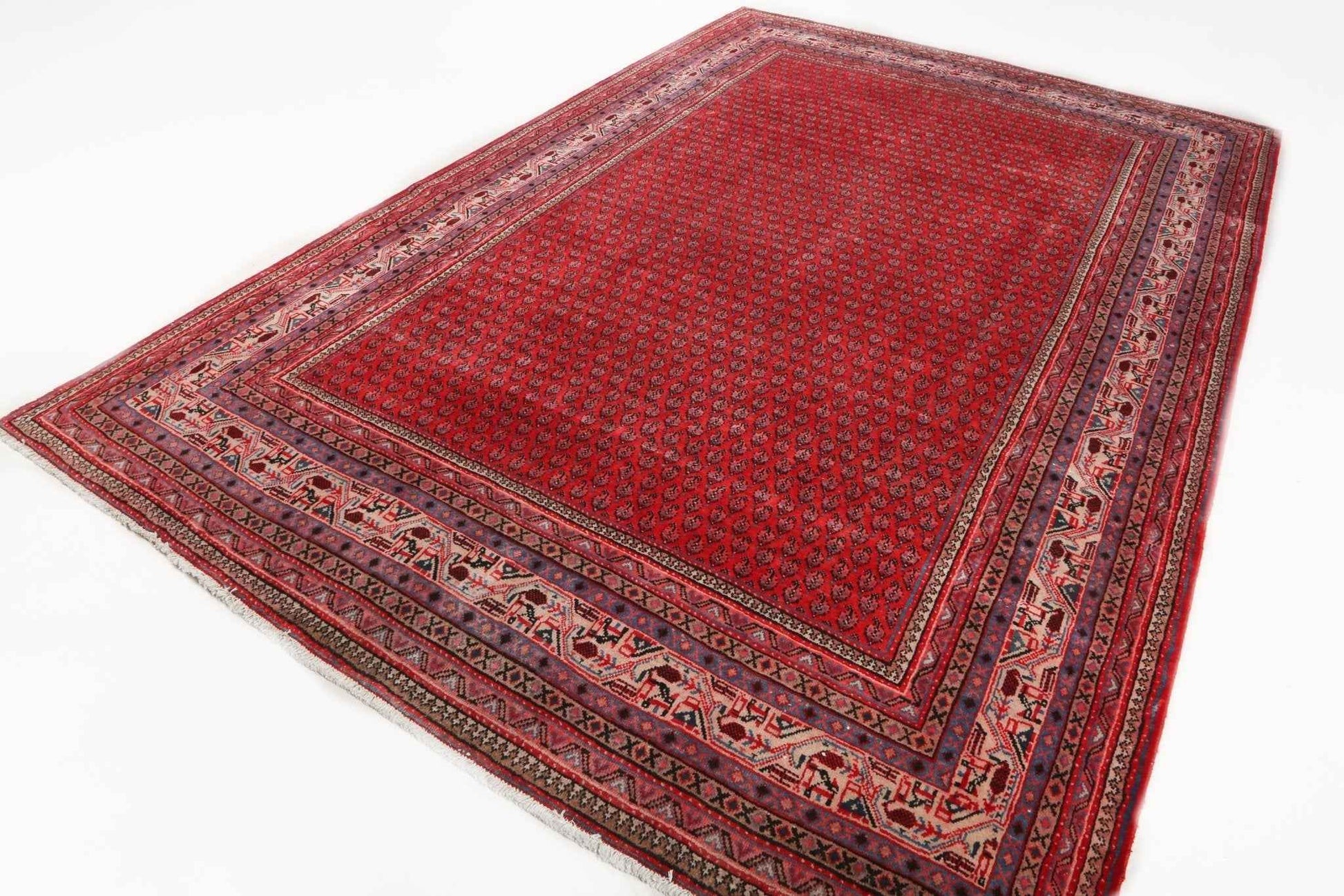 Persian Mir Boteh Rug | 7' 6" x 11' 4"