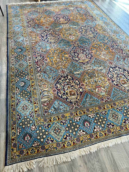 Persian Qum Rug | 7' 3" x 11' 2"