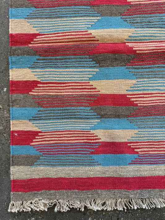 Persian Shiraz Kilim Rug | 3' x 4' 6"