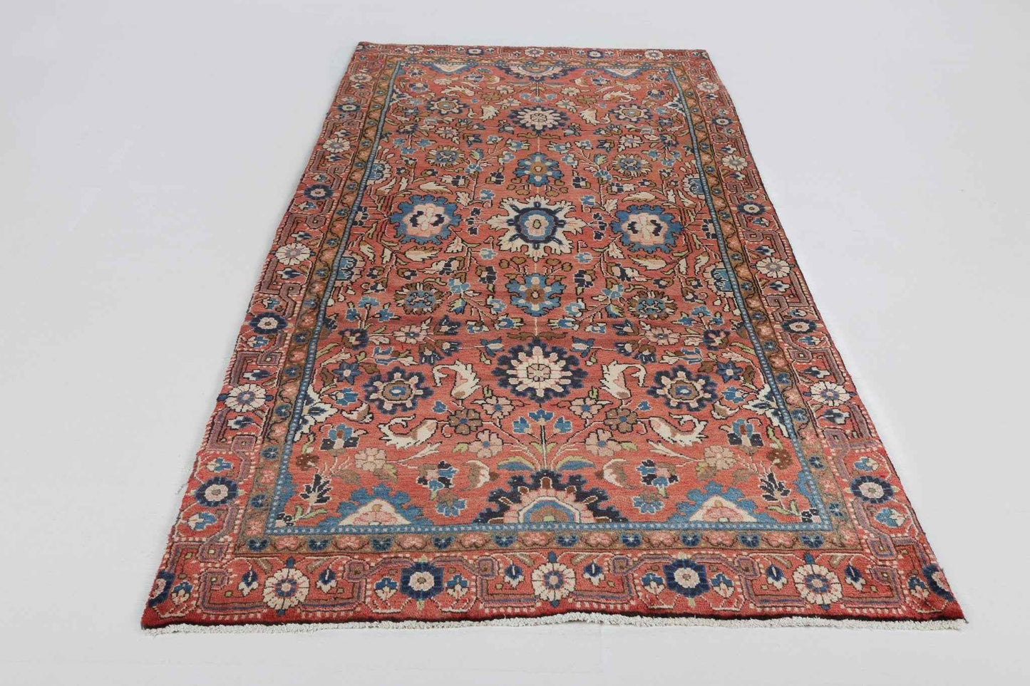 Persian Nanaj Runner Rug | 3' 11" x 9'