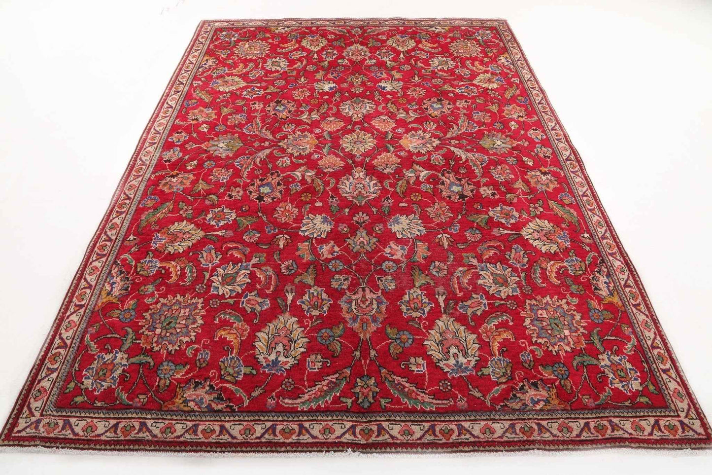 Persian Tabriz Rug | 6' 1" x 8'