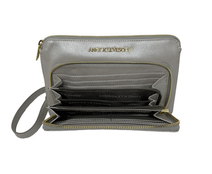 Petit Sac Bandoulière Portefeuille Cuir Perlé, Carmen