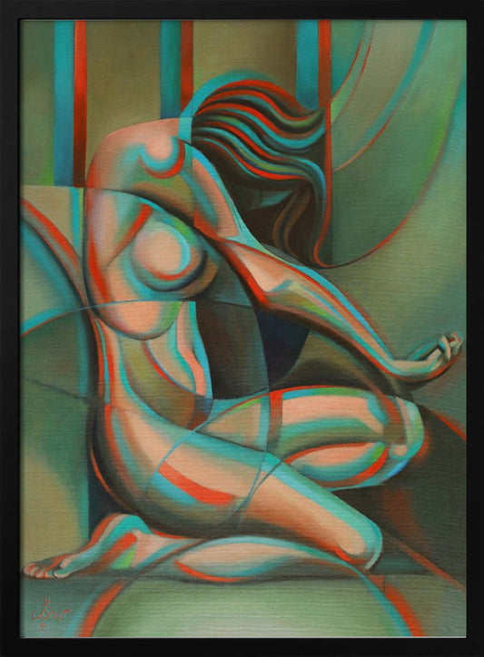 Wandkunst Anaglyphical Roundism - 12-05-22