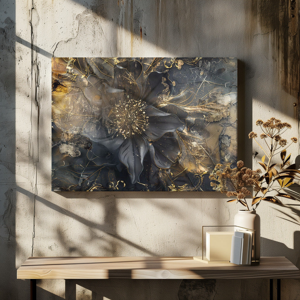 Wandbild Blumen Blumenkunst Illustration Wandkunst 045