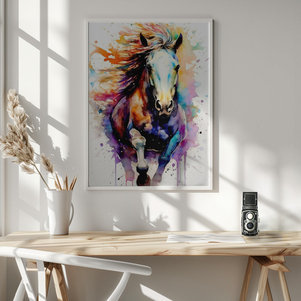 Watercolor Horse (8)