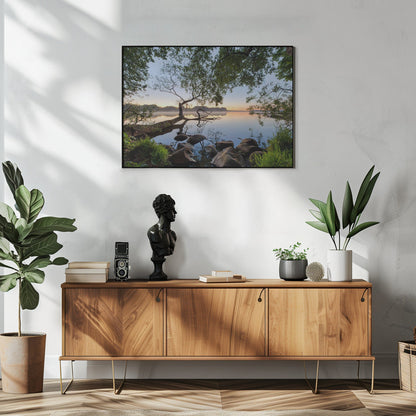 Wall art Lake view
