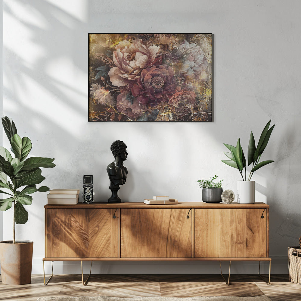 Wandbilder Blumen Blumen Illustration Wandkunst 096