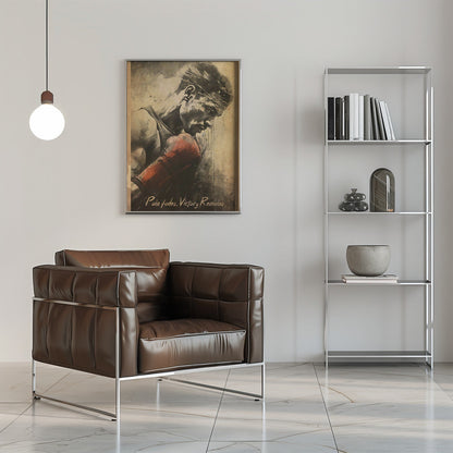 Wandkunst Schmerz vergeht, der Sieg bleibt