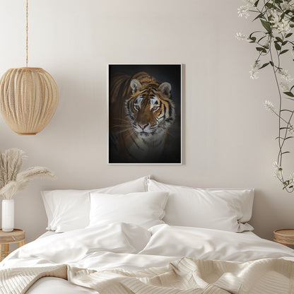 Wandbild Portrait eines Sibirischen Tigers
