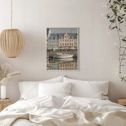 Wandbild KOPENHAGEN VINTAGE Ruhiger Nyhavn