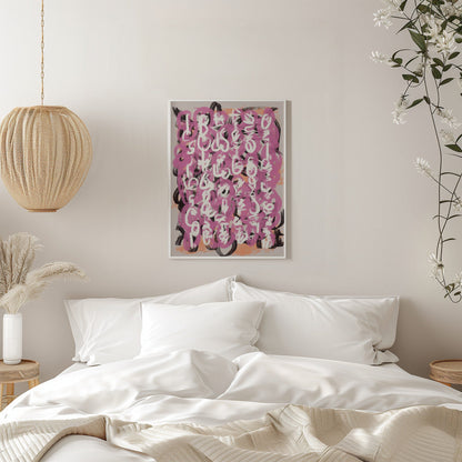 Wall art Paint brush abstract