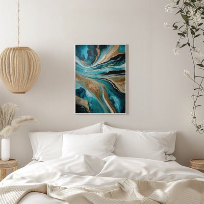 Wall art Flowing Through Time