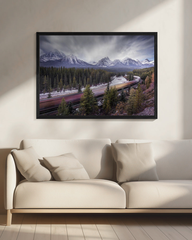 Wall art Fast train