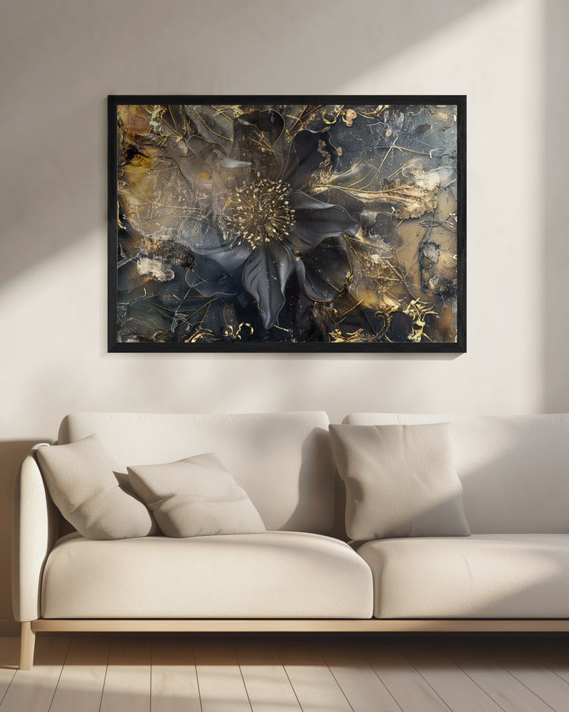 Wandbild Blumen Blumenkunst Illustration Wandkunst 045