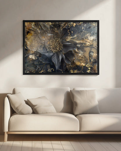 Wandbild Blumen Blumenkunst Illustration Wandkunst 045