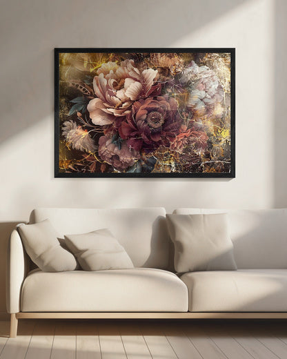 Wandbilder Blumen Blumen Illustration Wandkunst 096