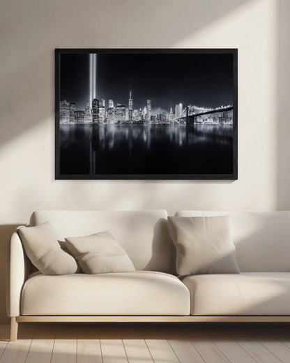 Wall art Unforgettable 9-11. Manhattan