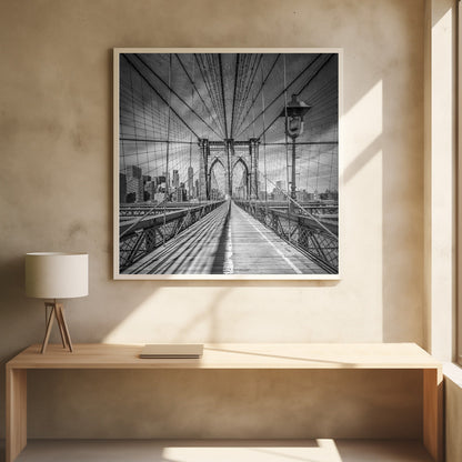 Wall art NYC Brooklyn Bridge